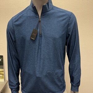 Greg Norman Tech Performance Heather 1/4 Zip Pullover